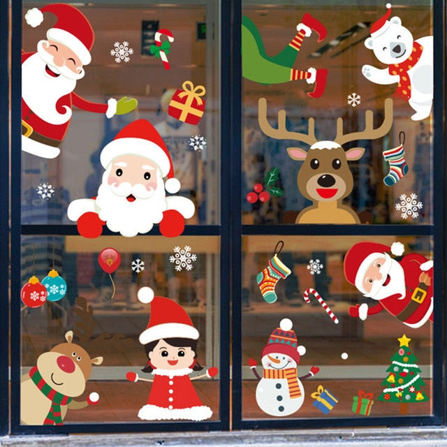 Stickers de Noël - fenêtre